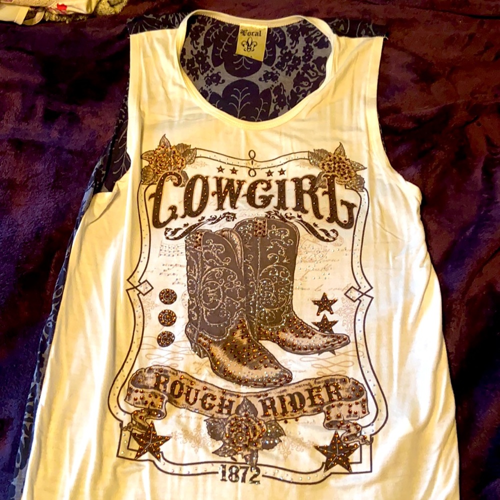 Jeweled Tank Top